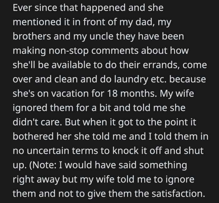 OP doesn't believe they were joking. Even if they were, it was still inappropriate.