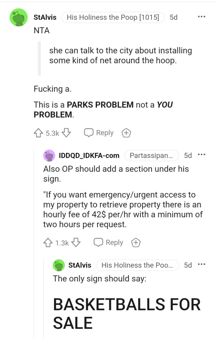 This is a park's problem, not a you problem.