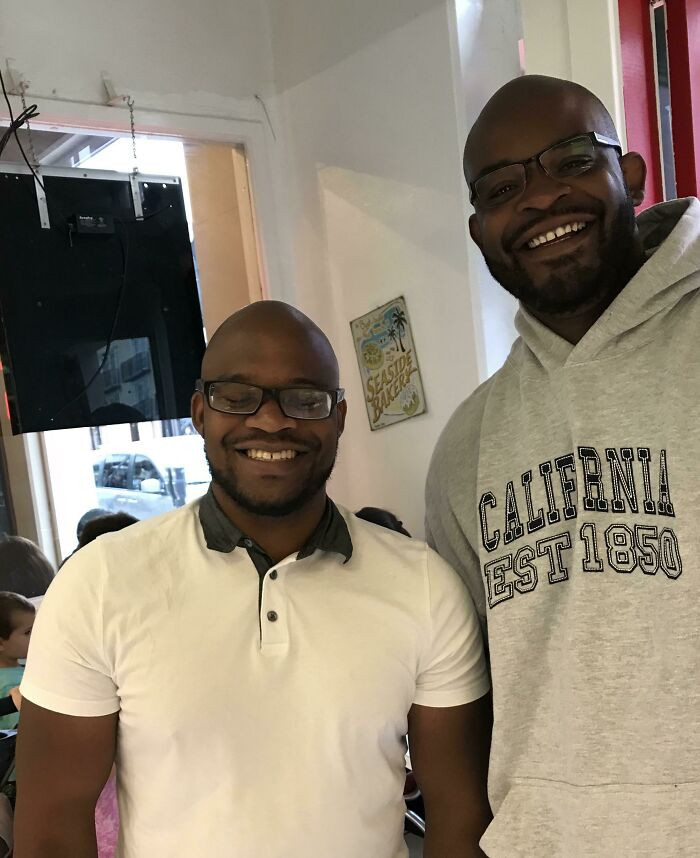 "Mini Me Stranger. Remarkable Resemblance"