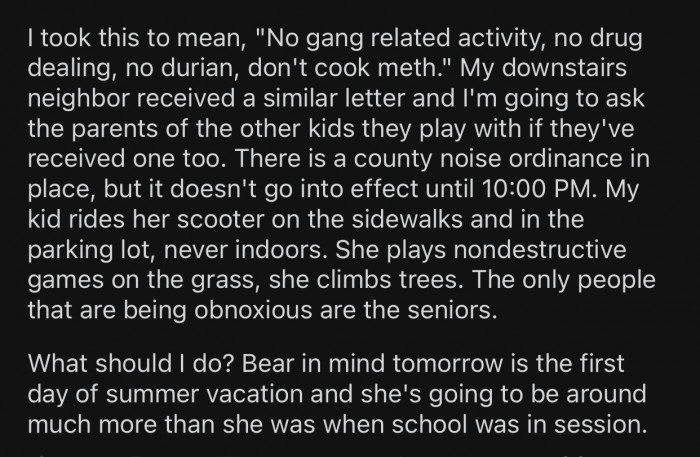 OP didn't know what to do in a situation like this and asked the Reddit community for legal advice.