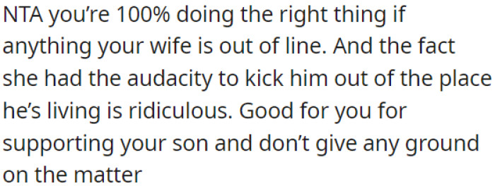 OP's wife's actions are inappropriate.