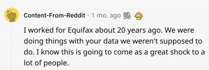 14. They probably had a loophole in every privacy act to avoid getting sued