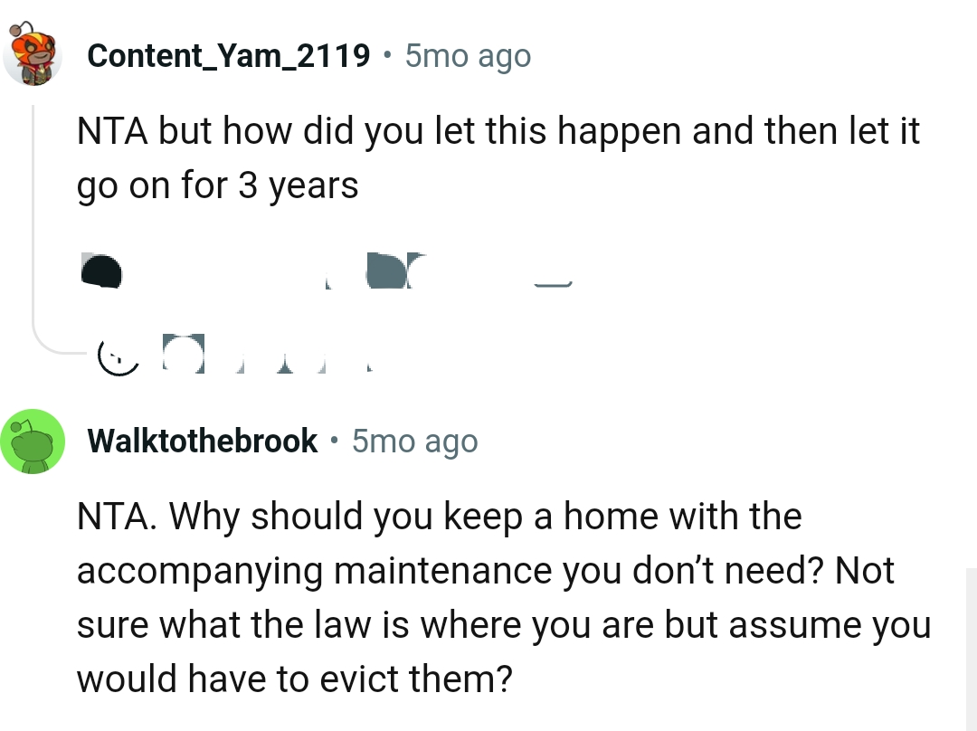 OP let this go on for so long