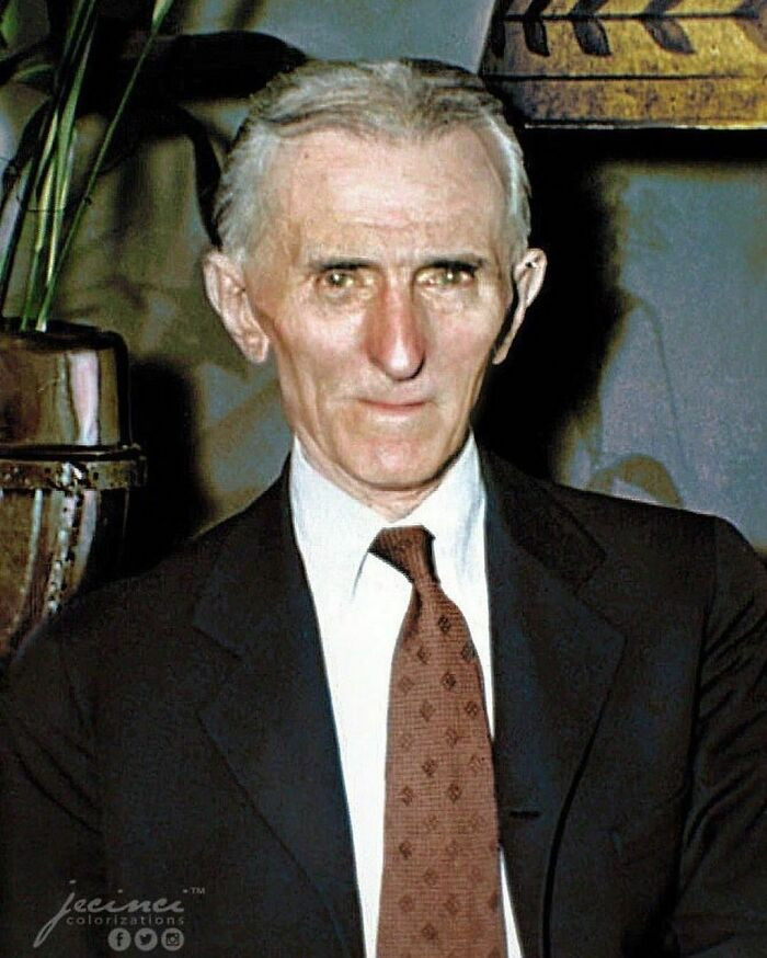 23. An 81-Year-Old Nikola Tesla