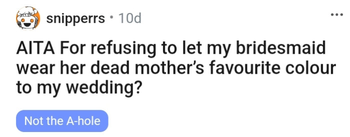 The story's headline