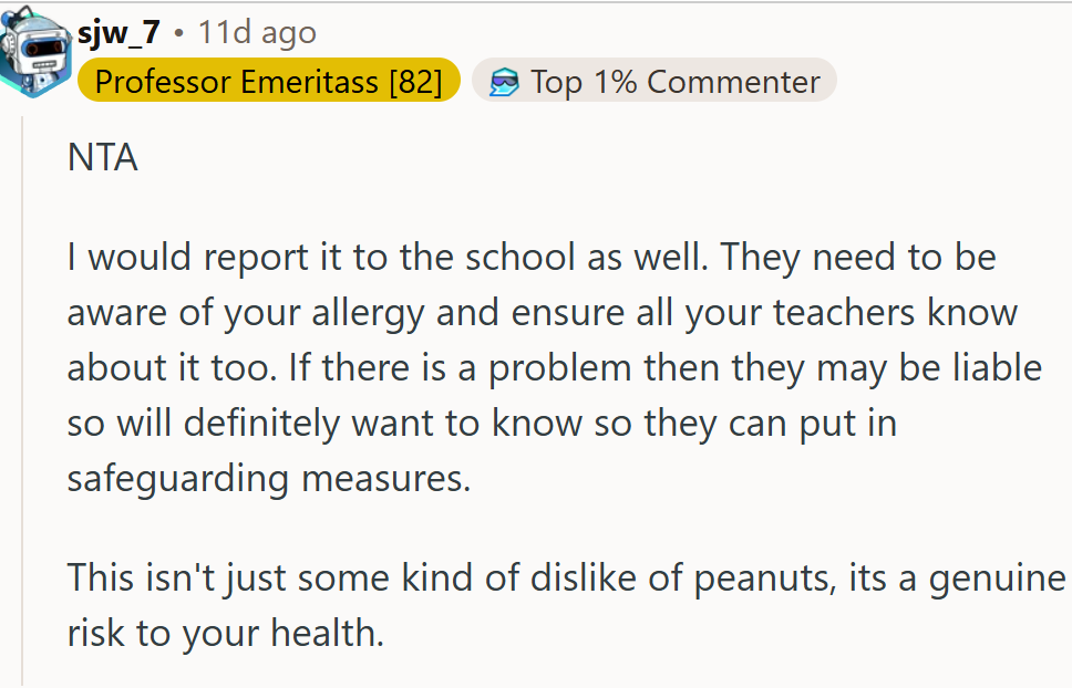 The OP should report both the professor and the school.