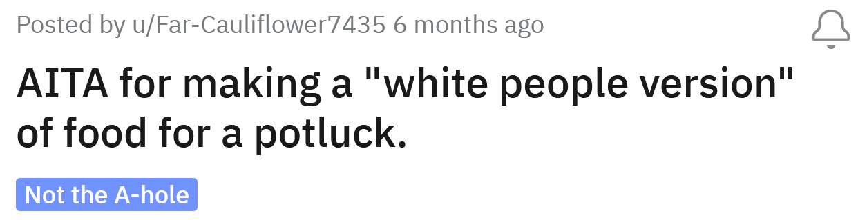 The Redditor asked if she's an a**hole for making a 