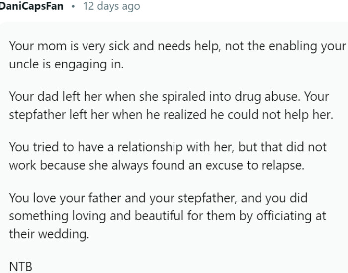 Choosing love and support