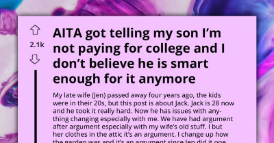 Father Tries to Guilt-Trip Son into Accepting His New GF by Saying His Late Mother Would Approve