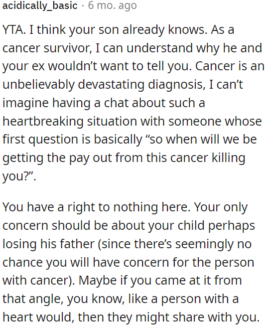 OP has no entitlement in this situation.