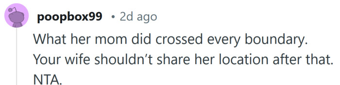 Your MIL crossed every boundary.