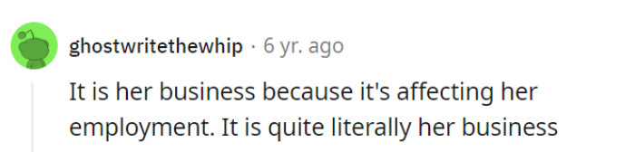 When family drama starts impacting her job, it's like a workplace sitcom she never asked to star in.