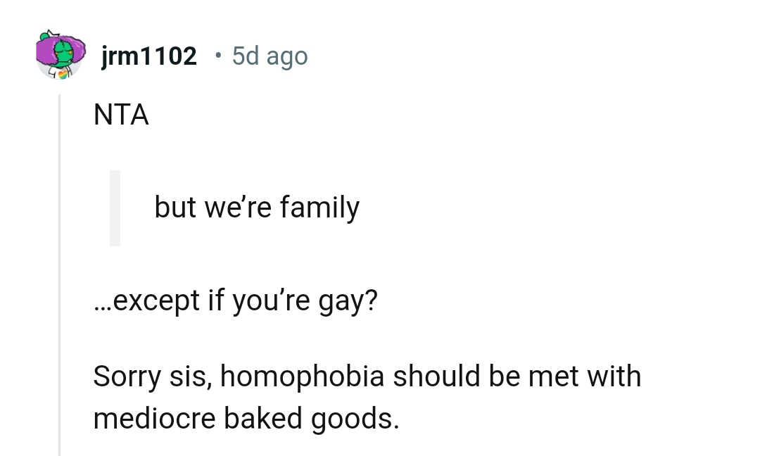 What homophobia should be met with