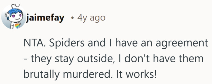 A rare win win agreement where everyone lives, just not together.