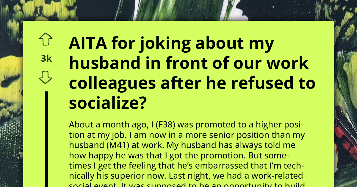 Newly Promoted Manager Tears Her Husband Down In Front Of Their Colleagues And Says He Is Jealous