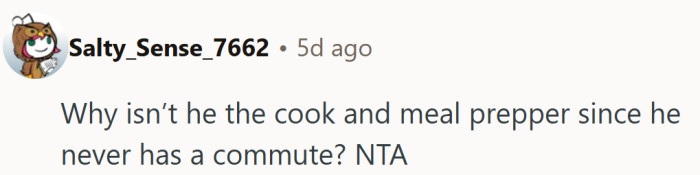 A fair question—time saved from commuting could easily turn into time spent helping.