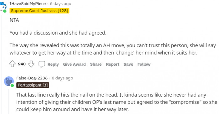 5. She will say whatever to get her way