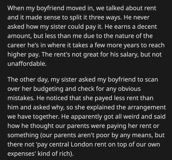 OP told him that if he wanted a lower rent, he should move out because she is not lowering his share