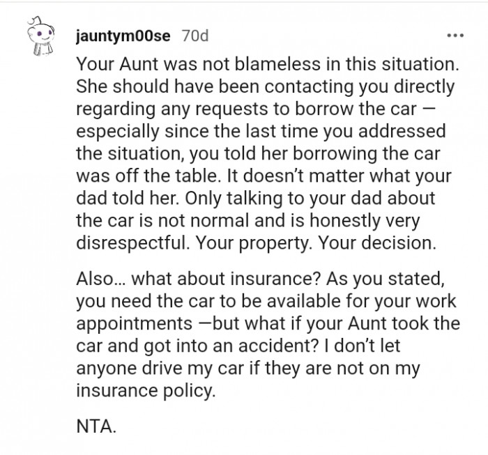 It Does Not Matter What Your Dad Told Her