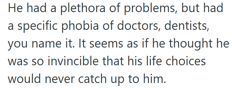 He spent years avoiding doctors out of fear — now, the consequences of that fear are becoming impossible to ignore.