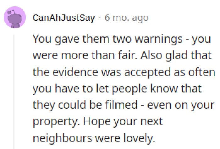 They Got Two Warnings