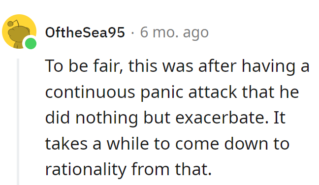 Panic attacks: not the best time for a spider mediation session.