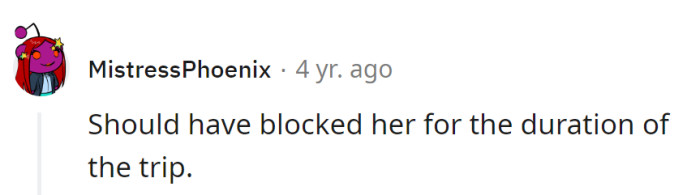 Hindsight is 20/20, but blocking might need a spot on the travel checklist next time!