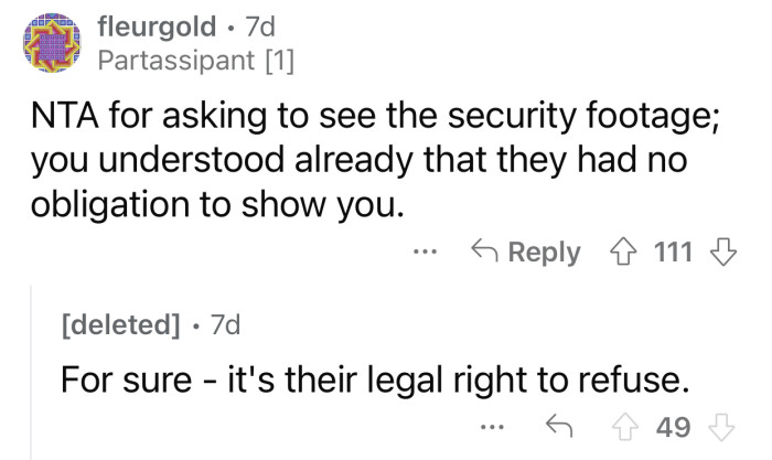 OP has the right to make that request despite them denying it.