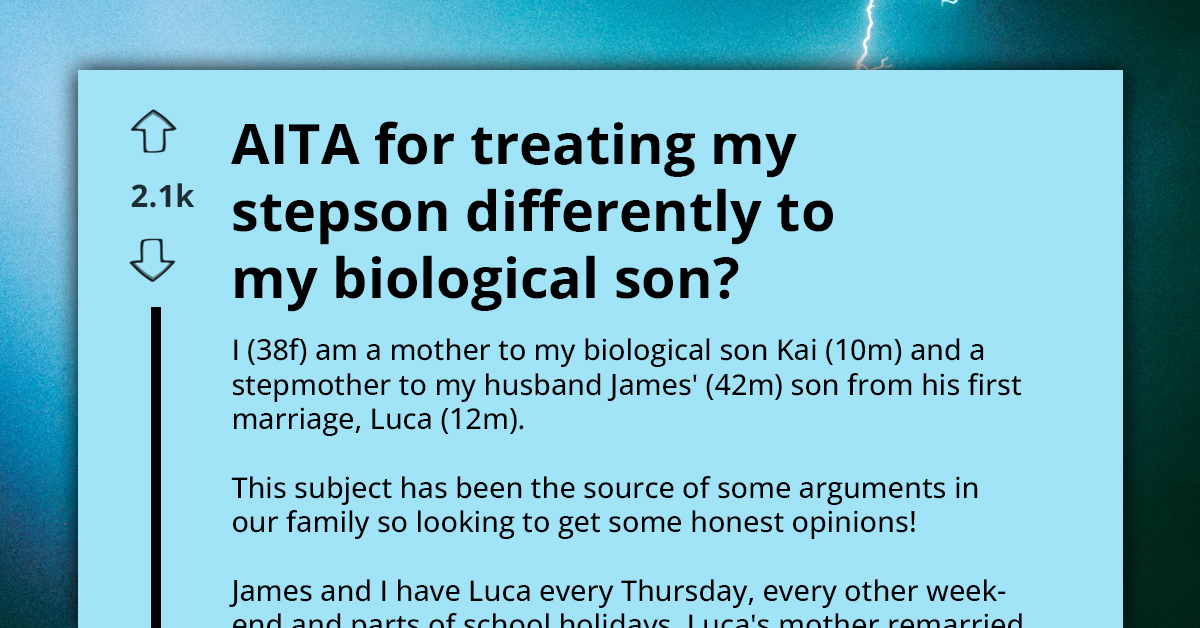 Stepmother Accused Of Favoritism For Treating Biological Son And Stepson Differently Based On Financial Constraints