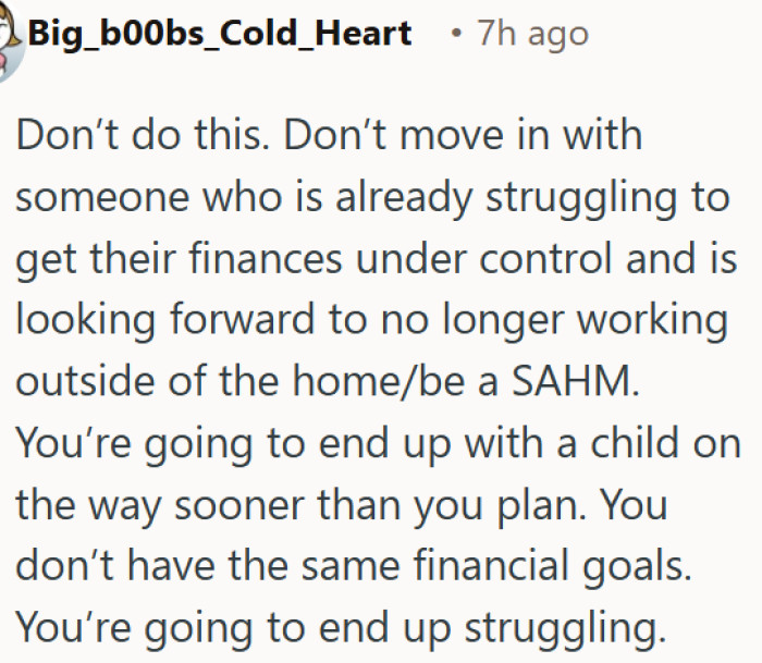 Financial incompatibility before moving in is a red flag that too many people ignore