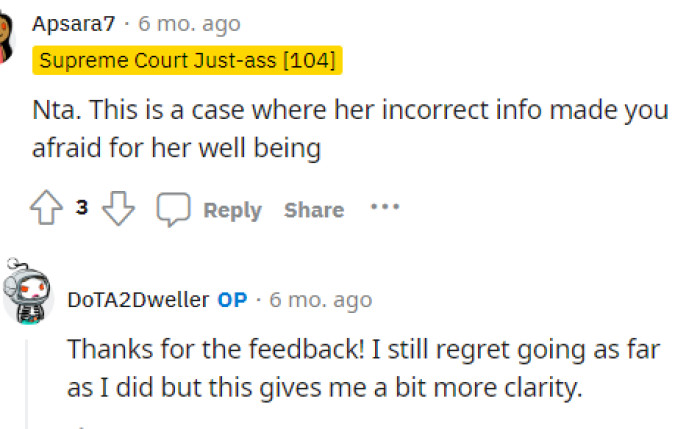 It seems like OP was quite open to receiving feedback and considering that he may have gone overboard.