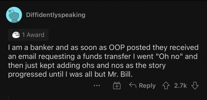 It's almost like watching a scary movie.