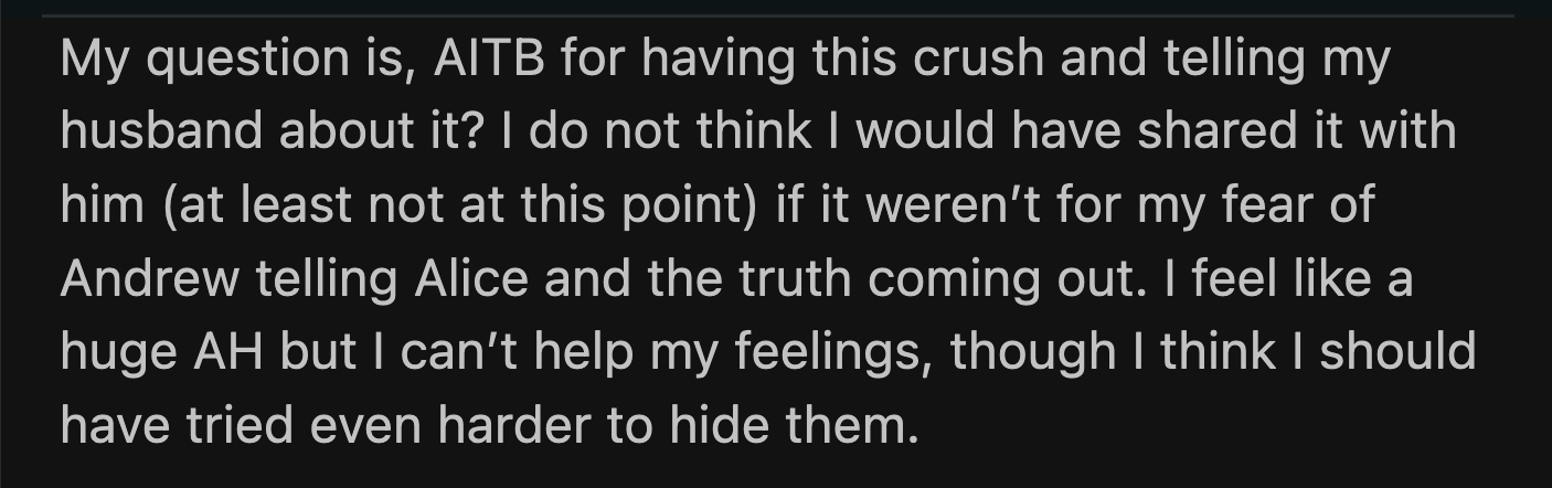 How should OP handle the unavoidable mess she created?