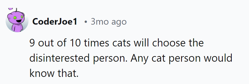Cats: the ultimate judges of nonchalance. It's in their purr-sonality profile!