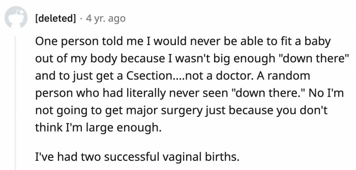 19. What exactly was this pregnant lady supposed to do? This advice came from a complete stranger, no less.