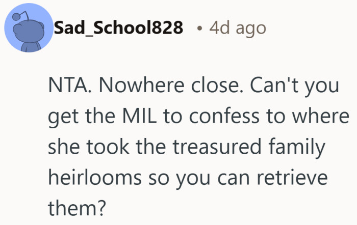 The certainty is firm here, with the focus shifting straight to retrieval rather than reassurance.