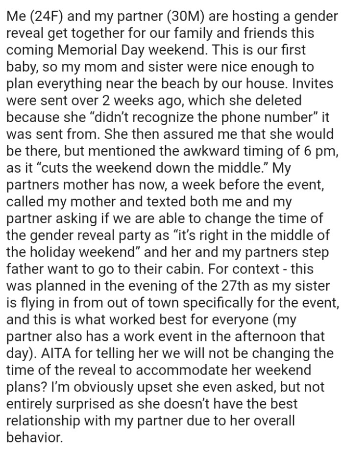 OP's not entirely surprised as MIL doesn’t have the best relationship with her partner due to her overall behavior
