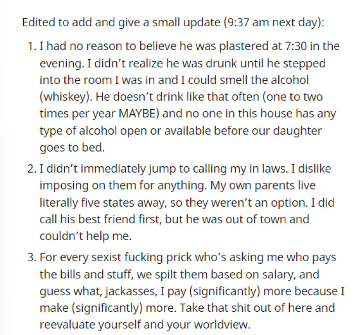 She edited to add a few pointers after reading some of the comments, and it definitely helps to share what people were saying.