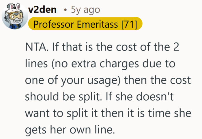 Split the bill or split the plans, the options stay pretty clear.
