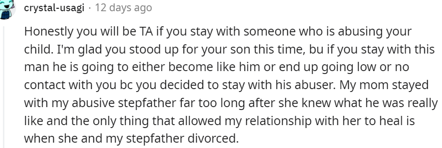 22. Glad you stood up for your son