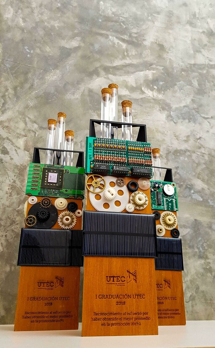 "I Made This Trophies For An Engineering Event, What Do You Think?"