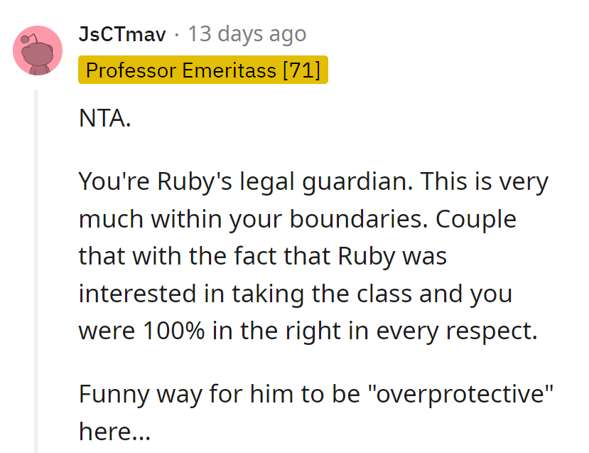 Seems like BIL needs a crash course in boundaries, not Ruby.