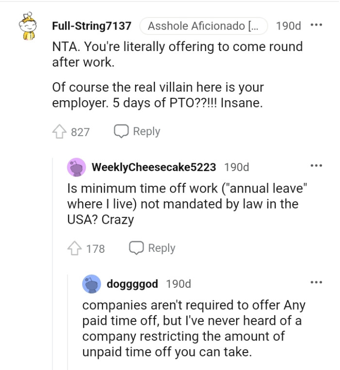 The comments roll in...