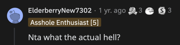 The delusion of expecting OP to treat them with courtesy when they couldn't even show her any kindness is disgusting.