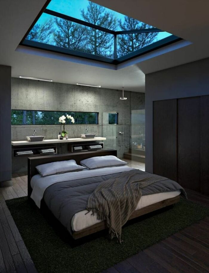 19. Bedroom with Skylight