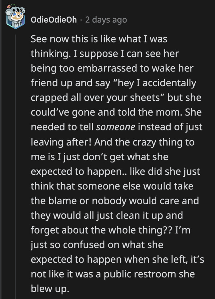 I Could See Why She Would Be Too Ashamed to Approach People Her Age, but OP's Mom Was Presumably Somewhere in the House to Help Her