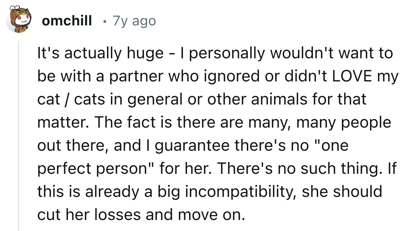 Not Wanting to Be with Someone Who Does Not Like Pets