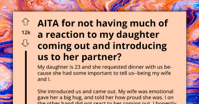 AITA For My Nonchalant Reaction To My Daughter’s Coming Out Announcement (Update)