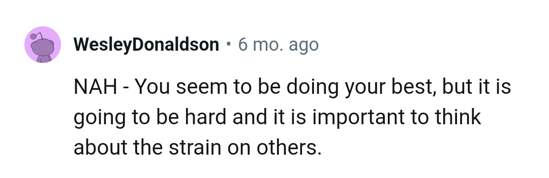 And the comments from other Redditors roll in...