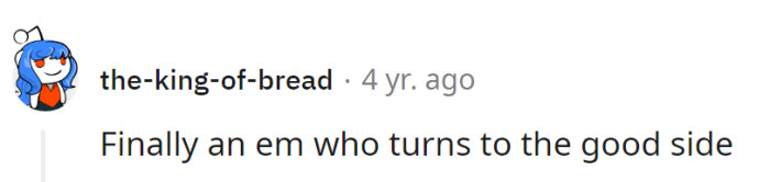 This EM did a 180° plot twist and upgraded from drama queen to happily-ever-after enthusiast. LEGO Land: where villains find their redemption!